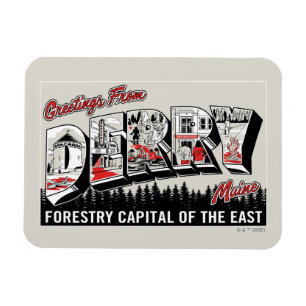 Greeting From Derry Maine Magnet