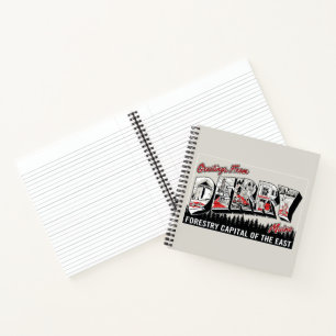 Greeting From Derry Maine Notebook