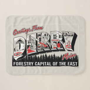 Greeting From Derry Maine Sherpa Blanket