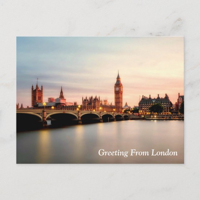 greeting from london postcard (Front)