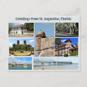 Greeting from St. Augustine  Postcard