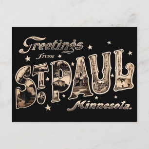 Greeting from St. Paul Minnesota Postcard