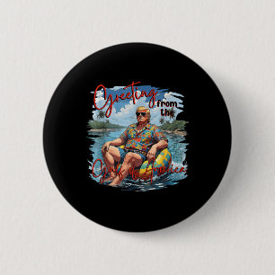 Greeting From The Gulf Of Usa America Trump 2 Inch Round Button
