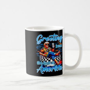 Greeting From The Gulf Of Usa America Trump Coffee Mug