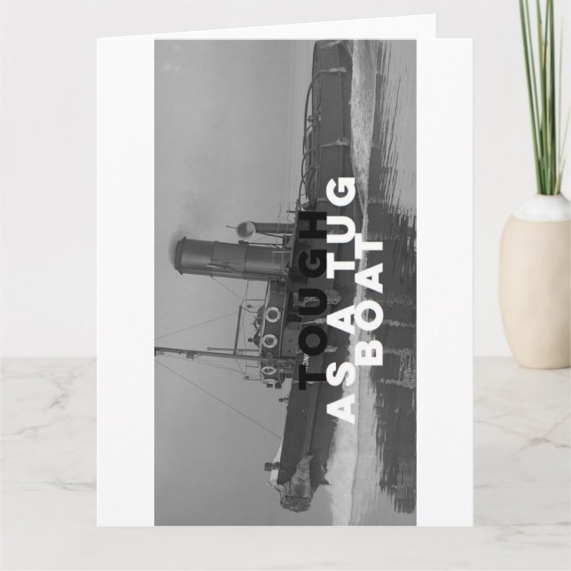 Greeting Get Well Cards Tough As A Tugboat (Front)