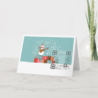 Greeting QR Code Card 7"x5"