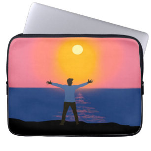 Greeting to the Sun Laptop Sleeve