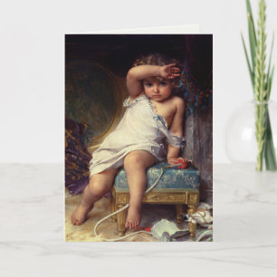Greetingcard With Emile Munier Painting Card
