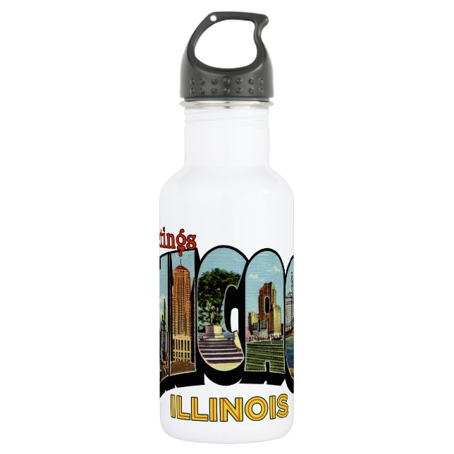 Greetings 532 Ml Water Bottle (Front)