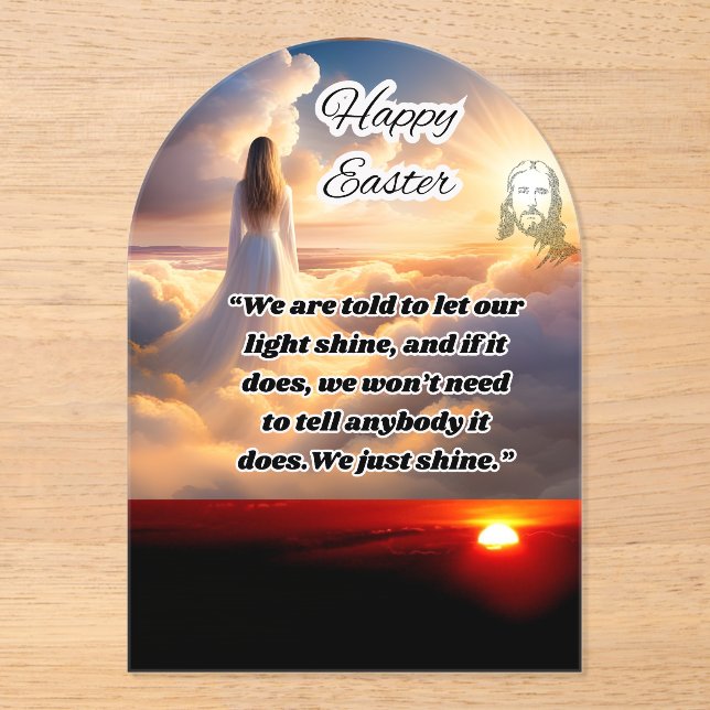  Greetings at Easter  Acrylic Invitations (Front)