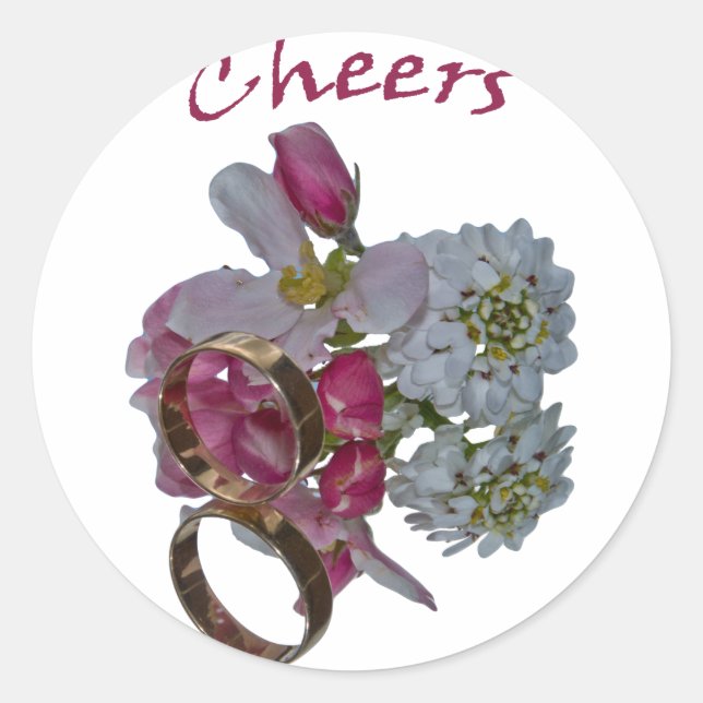 Greetings -Cheers Classic Round Sticker (Front)