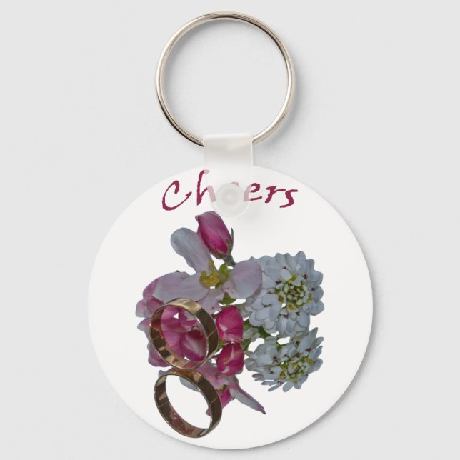 Greetings -Cheers Keychain (Front)