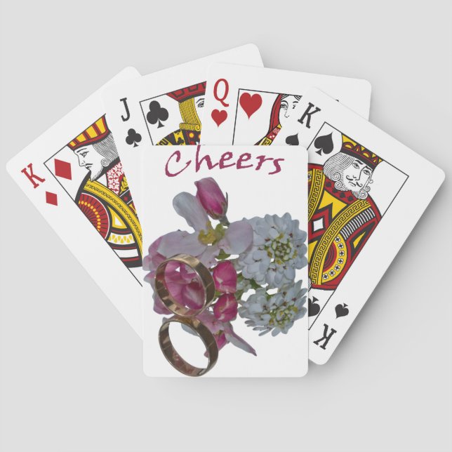 Greetings -Cheers Playing Cards (Back)