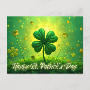 Greetings for St. Patrick's Day Holiday Postcard