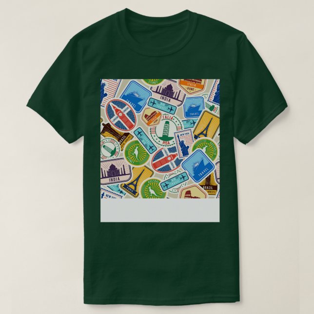 Greetings form Everywhere T-Shirt (Design Front)