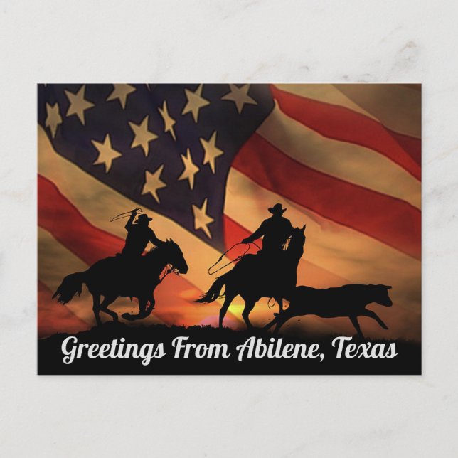 Greetings From Abilene, Texas Postcard (Front)