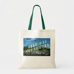 Greetings from Anarchist Seattle! Tote Bag