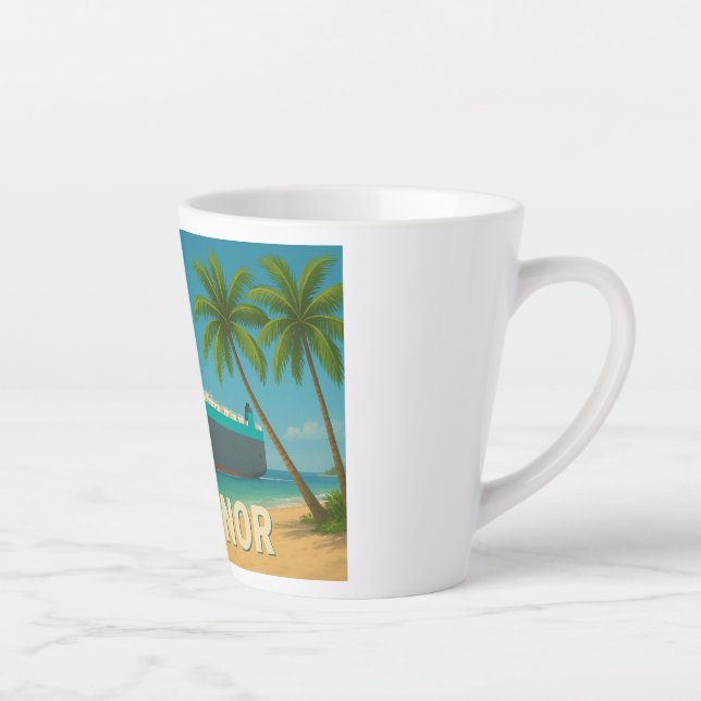 "Greetings From ARC Honor" Latte Mug (Droite)