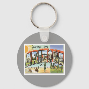 Greetings From Arizona Keychain