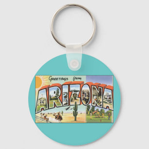 Greetings from Arizona Keychain