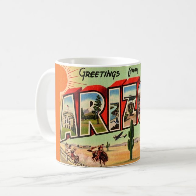 Greetings from Arizona Mug (Front Left)