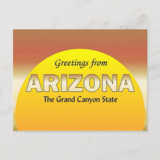 Greetings from Arizona Postcard