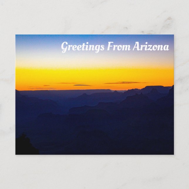 Greetings From Arizona Postcard (Front)