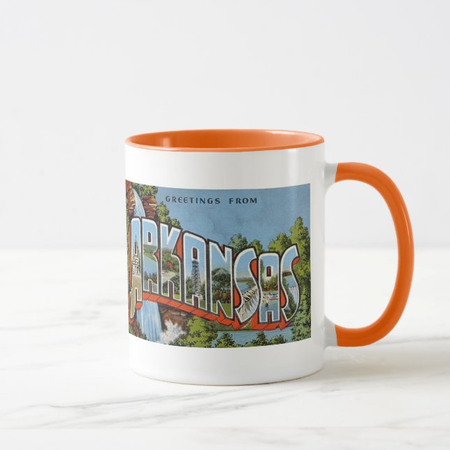 Greetings From Arkansas Mug (Right)