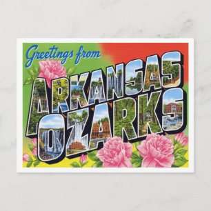 Greetings from Arkansas Ozarks Postcard