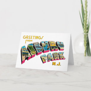 Greetings from Asbury Park New Jersey Card