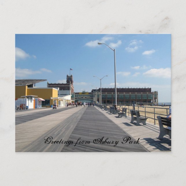 Greetings from Asbury Park Postcard (Front)