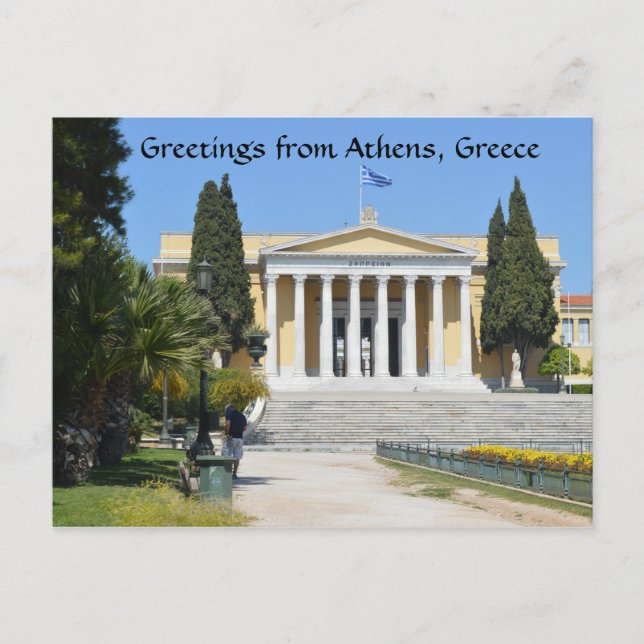 Greetings from Athens, Greece Postcard (Front)