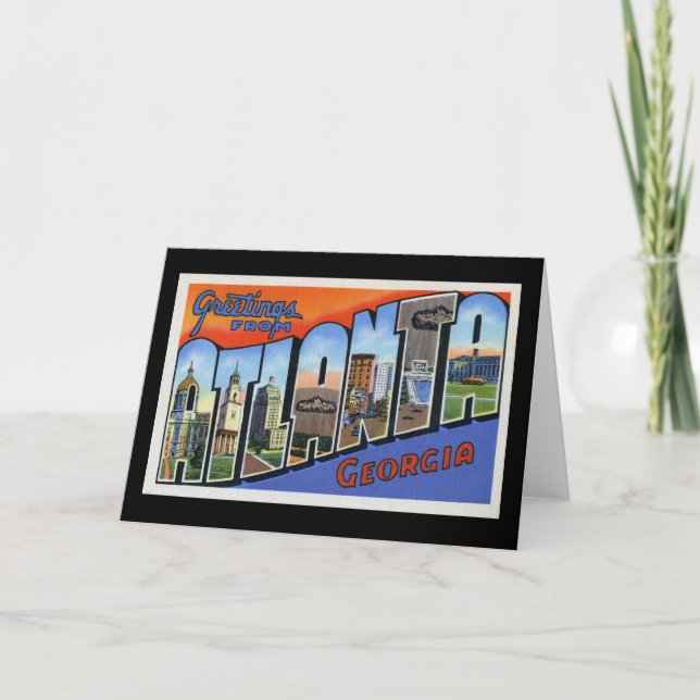 Greetings from Atlanta Card (Front)