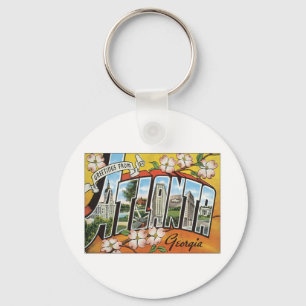 Greetings From Atlanta Keychain