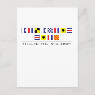 Greetings from Atlantic City Postcard