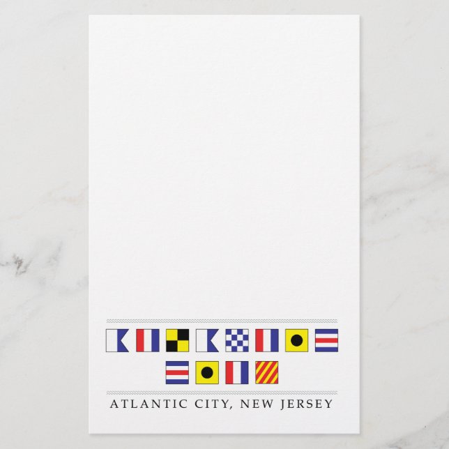 Greetings from Atlantic City Stationery (Front)