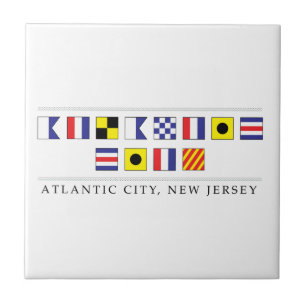 Greetings from Atlantic City Tile