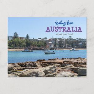 Greetings from Australia MacMasters Beach Postcard