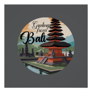 Greetings from Bali Sign