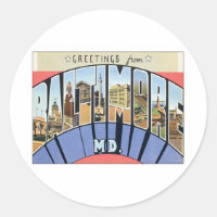 Greetings From Baltimore Maryland