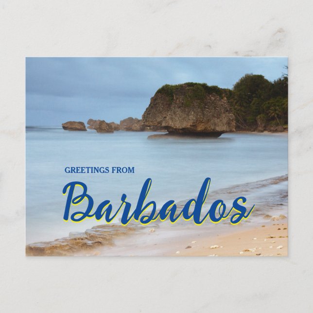 Greetings from Barbados Scenic Postcard (Front)