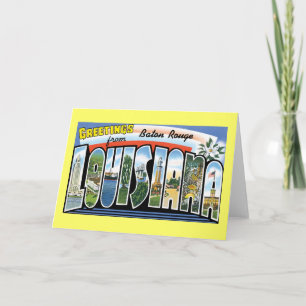 Greetings from Baton Rouge, Louisiana Card