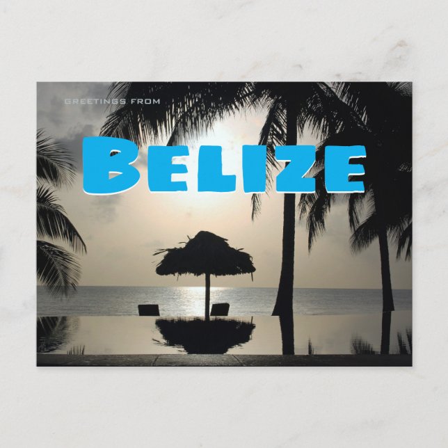 Greetings from Belize Postcard (Front)