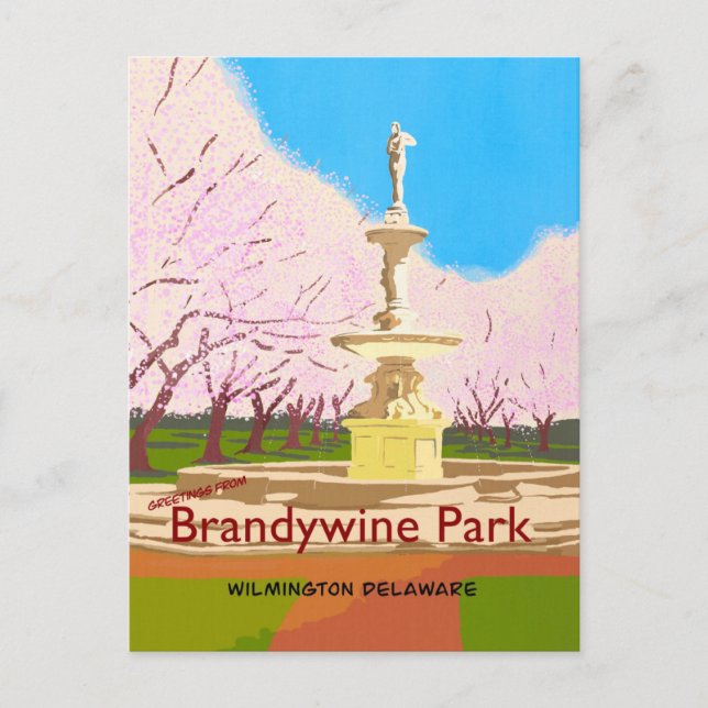 Greetings from Brandywine Park Postcard (Front)