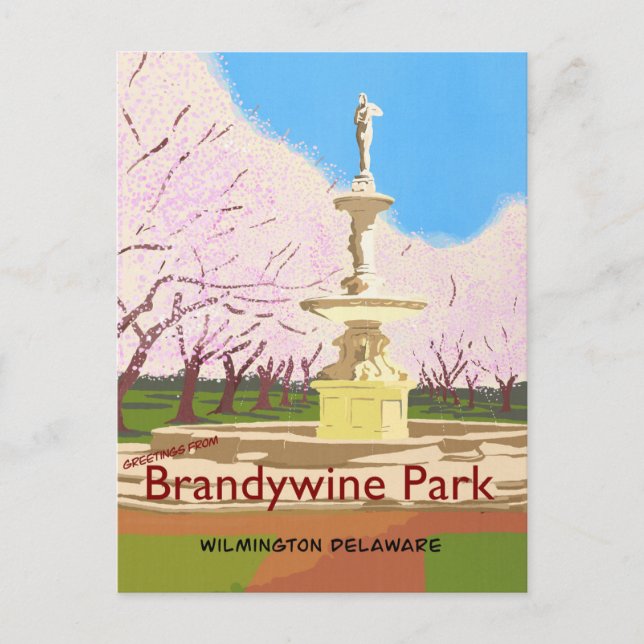Greetings from Brandywine Park Postcard (Front)