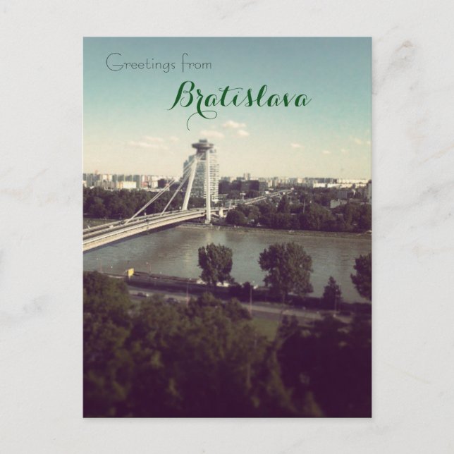 Greetings from Bratislava Postcard (Front)