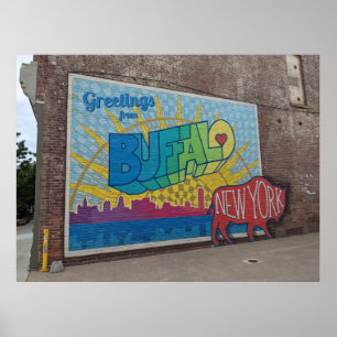Greetings from Buffalo, New York. Poster