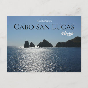 Greetings from Cabo San Lucas Mexico Postcard