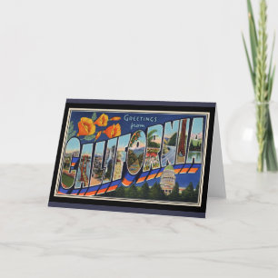 Greetings from California Card