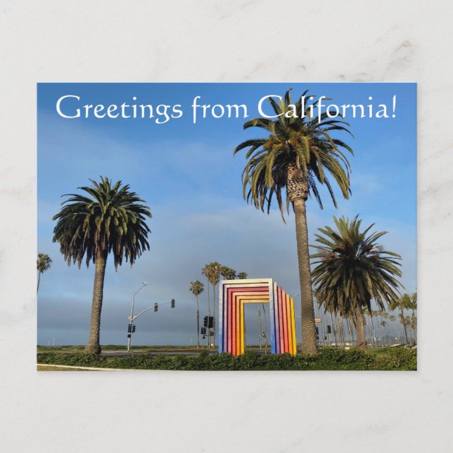 Greetings from California: Chromatic Gate Postcard (Front)
